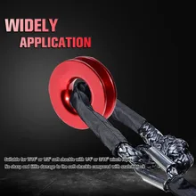 Aluminum Alloy Recycling Ring Snatch-Ring Block Snatch Pulley 41000lb for 3/8 1/2" tow rope SUV Car Winch Recycling Ring
Aluminum Alloy Recycling Ring Snatch-Ring Block Snatch Pulley 41000lb for 3/8 1/2" tow rope SUV Car Winch Recycling Ring