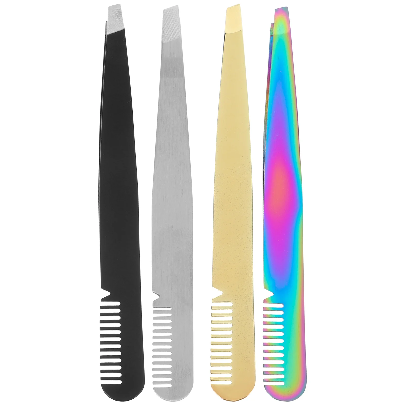 4 Pcs Hair Tweezer Miss Facial Tool Eyebrow Tweezers Kit Stainless Steel for Plucking
4 Pcs Hair Tweezer Miss Facial Tool Eyebrow Tweezers Kit Stainless Steel for Plucking