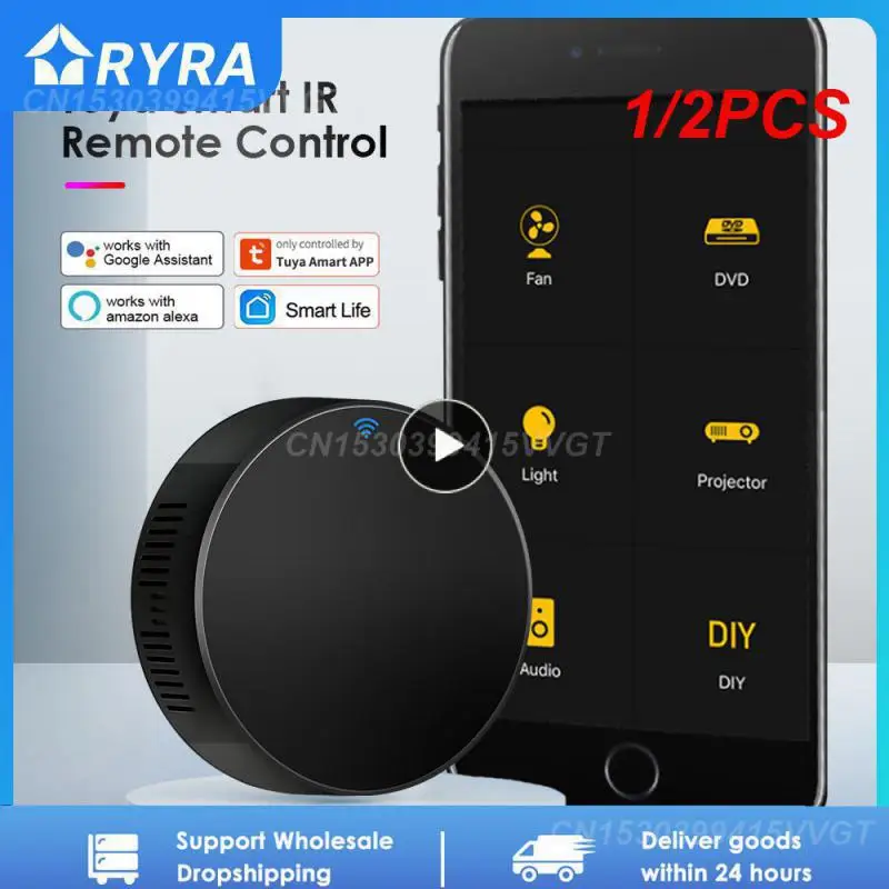 1/2PCS Tuya WiFi IR Remote Control Smart Universal Infrared Remote For TV DVD Work With Alexa Home And Smart Life App
1/2PCS Tuya WiFi IR Remote Control Smart Universal Infrared Remote For TV DVD Work With Alexa Home And Smart Life App