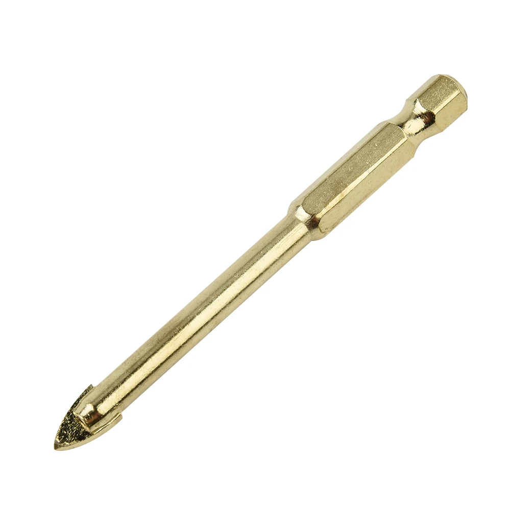 10* Drill Bit 10pcs 6mm Alloy Ceramic Gold Spear Head Superhard Titanium Tungsten Carbide New Portable Durable
10* Drill Bit 10pcs 6mm Alloy Ceramic Gold Spear Head Superhard Titanium Tungsten Carbide New Portable Durable