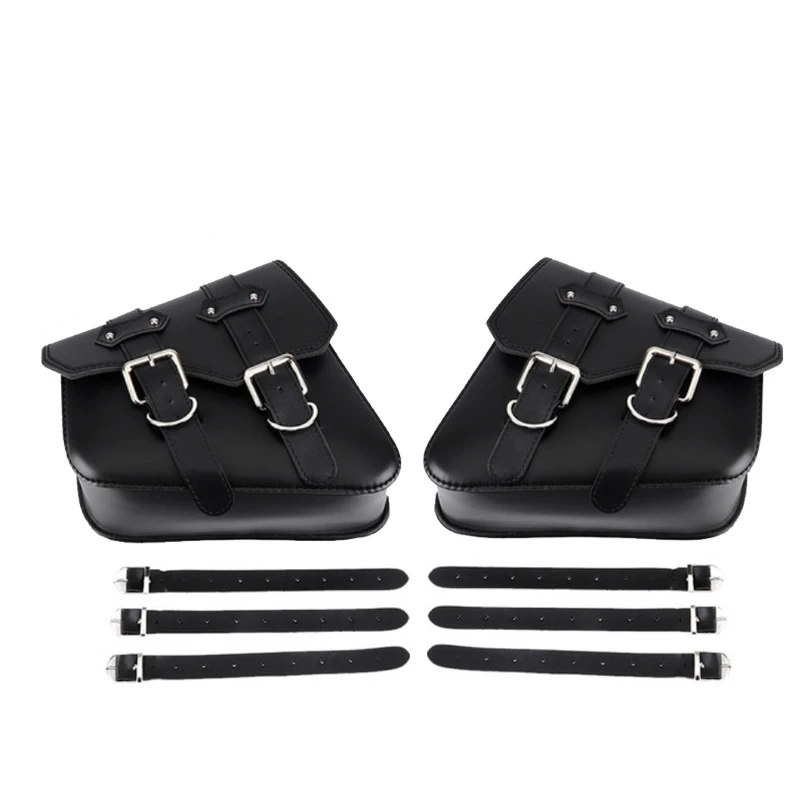 2Pcs Universal Motorcycle Bags PU Leather Saddle Bag for Sportster XL883 XL1200 Cruiser Side Storage Tool Pouche
2Pcs Universal Motorcycle Bags PU Leather Saddle Bag for Sportster XL883 XL1200 Cruiser Side Storage Tool Pouche