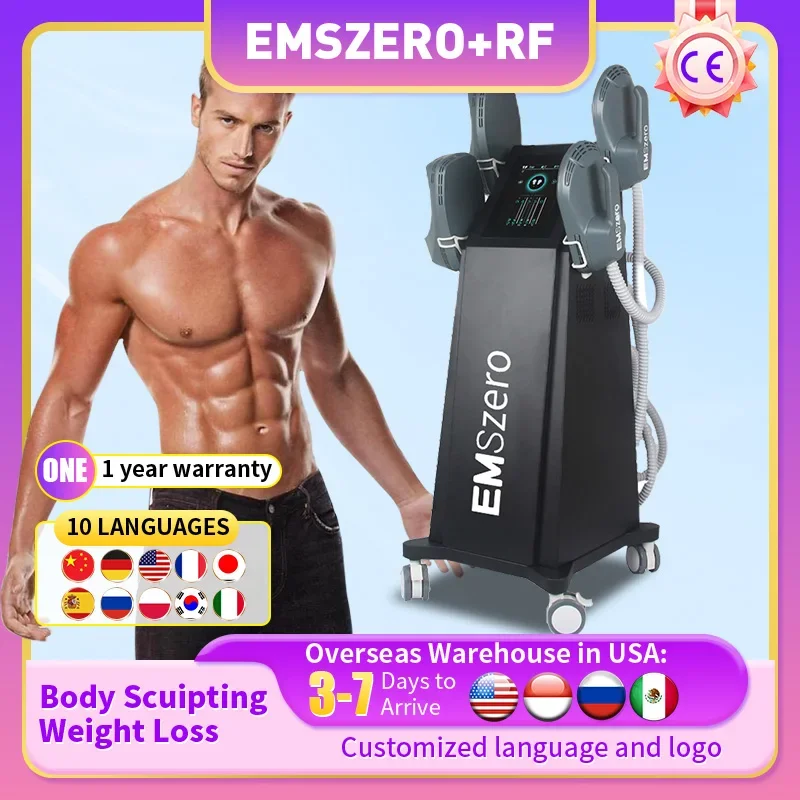 

Hi-emt Electromagnetic Weight Loss Machine Muscle Stimulation Body Slimming and Sculpting Muscle EMSZERO Salon