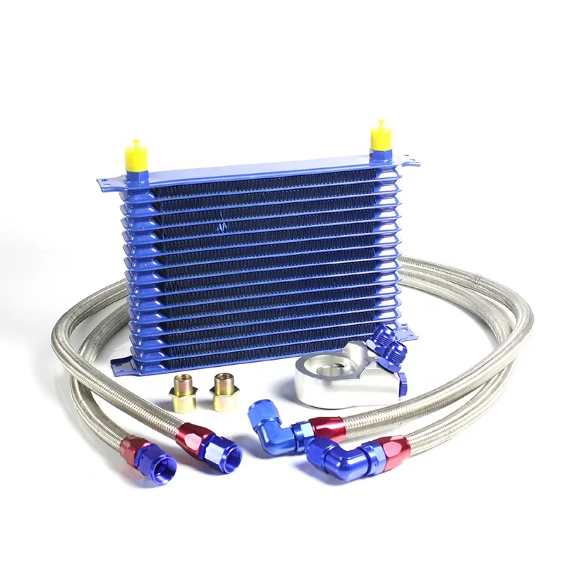 IN STOCK 15 Rows Engine Oil Coolers Kit AN10 Fittings M20 X 1.5 3/4-16 UNF NUTS
IN STOCK 15 Rows Engine Oil Coolers Kit AN10 Fittings M20 X 1.5 3/4-16 UNF NUTS