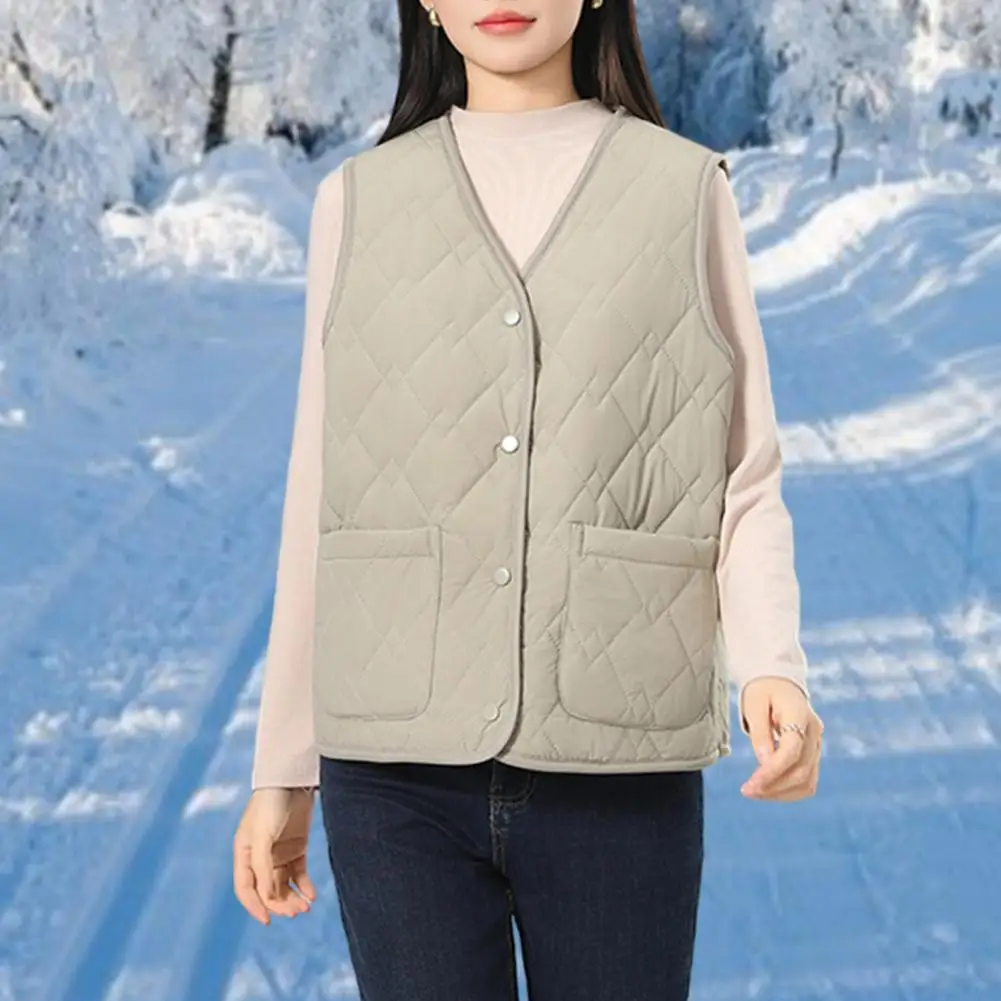 Women Winter Clothes Stylish Women's V-neck Sleeveless Waistcoat Warm Windproof Casual Winter Vest Coat Warm Winter Coat
Women Winter Clothes Stylish Women's V-neck Sleeveless Waistcoat Warm Windproof Casual Winter Vest Coat Warm Winter Coat