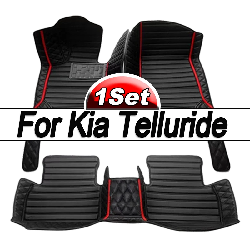 Автомобильные коврики для Kia Telluride на 2020 ~ 2023, 7 сидений, водонепроницаемые защитные коврики, автомобильные коврики, напольные автомобильные аксессуары
Автомобильные коврики для Kia Telluride на 2020 ~ 2023, 7 сидений, водонепроницаемые защитные коврики, автомобильные коврики, напольные автомобильные аксессуары