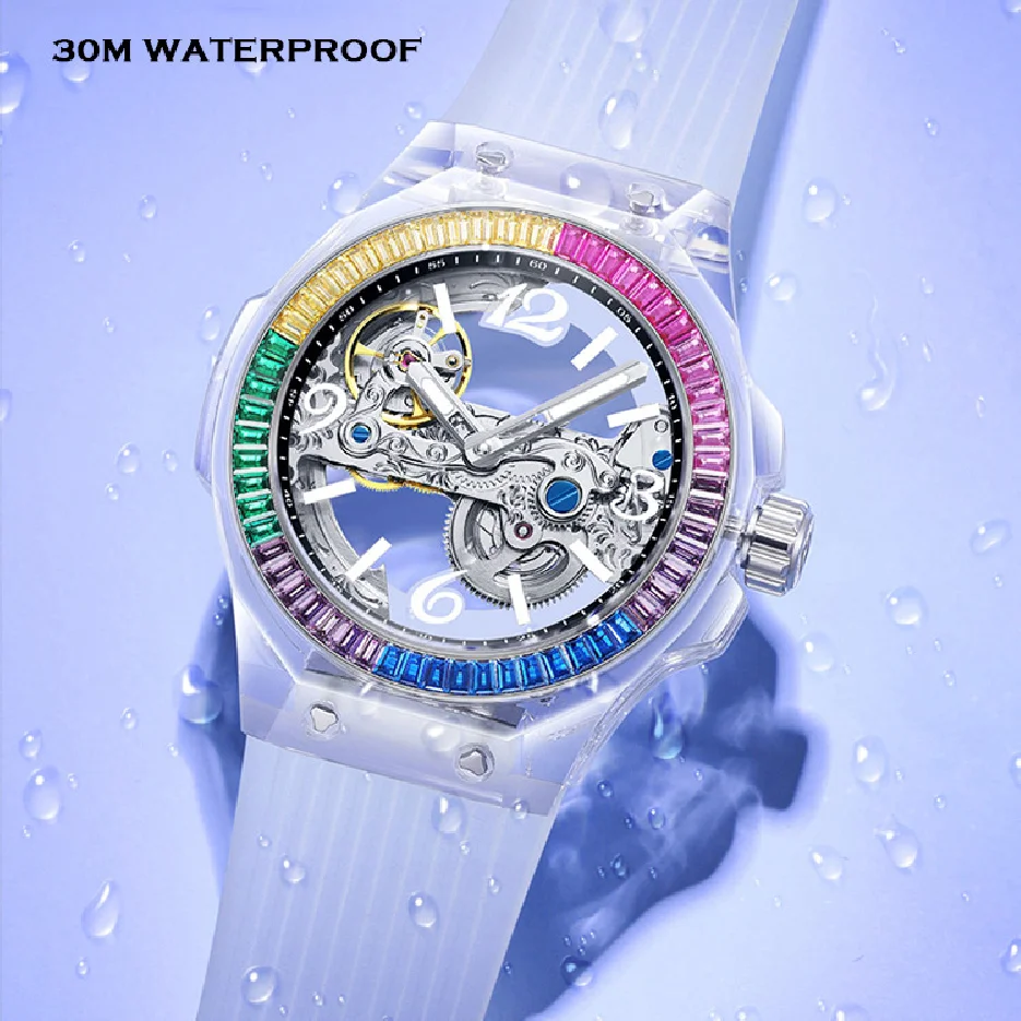 HANBORO ladies watch top brand luxury waterproof luminous mechanical watch silicone strap fashion women automatic wantch
HANBORO ladies watch top brand luxury waterproof luminous mechanical watch silicone strap fashion women automatic wantch