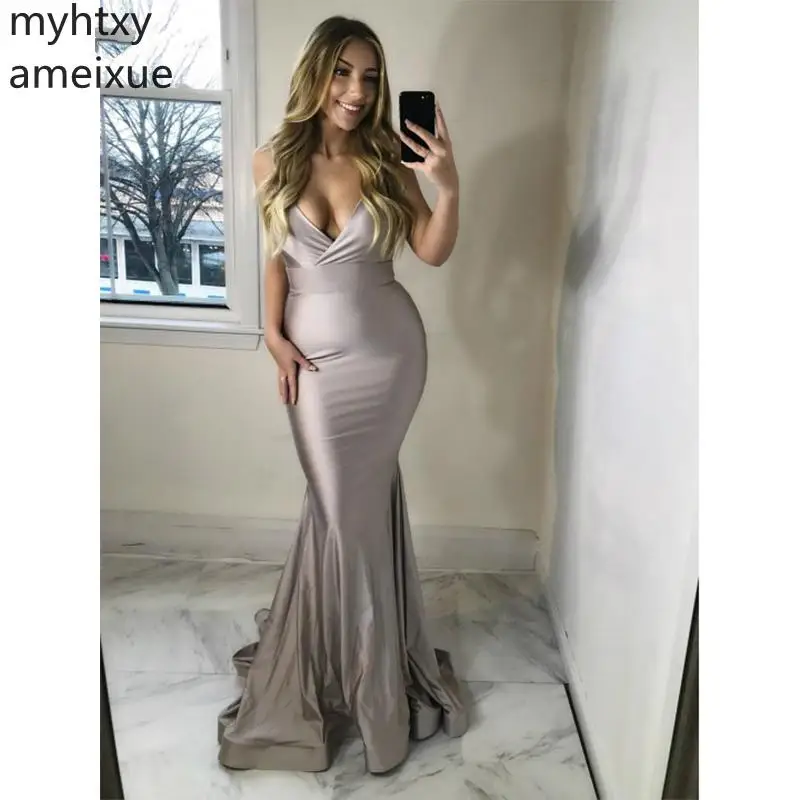 Sexy Evening Dresse 2023 Mermaid Prom Dress V-neck Sweep Train Floor Length Evening Gowns Custom Made Plus Size
Sexy Evening Dresse 2023 Mermaid Prom Dress V-neck Sweep Train Floor Length Evening Gowns Custom Made Plus Size