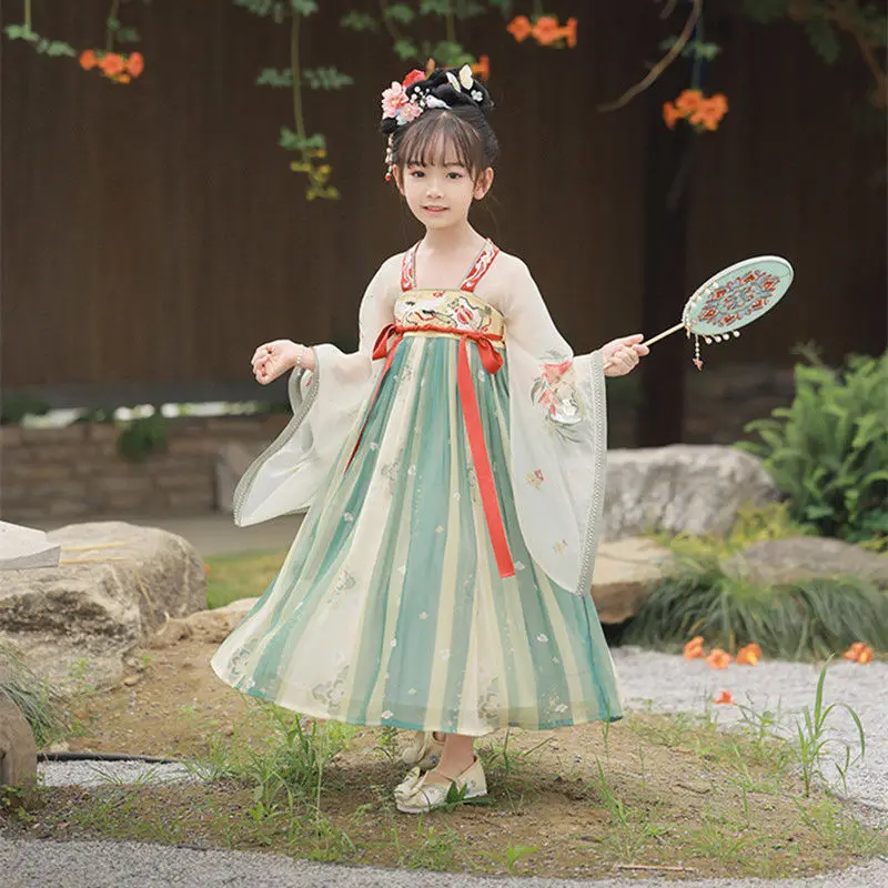 Embroidered Girl's Full Breasted Embroidered Dress, Super Fairy Daily Ancient Dress, Ru Skirt
Embroidered Girl's Full Breasted Embroidered Dress, Super Fairy Daily Ancient Dress, Ru Skirt