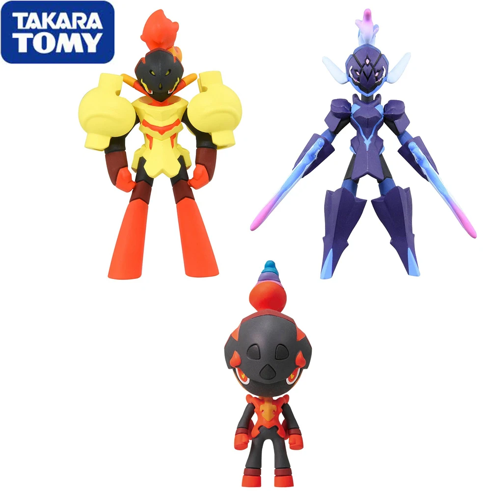 

Original Stocked Takara Tomy Pokemon Monster Collection Ceruledge Armarouge Charcadet 5Cm Model Toys Collectible Figure