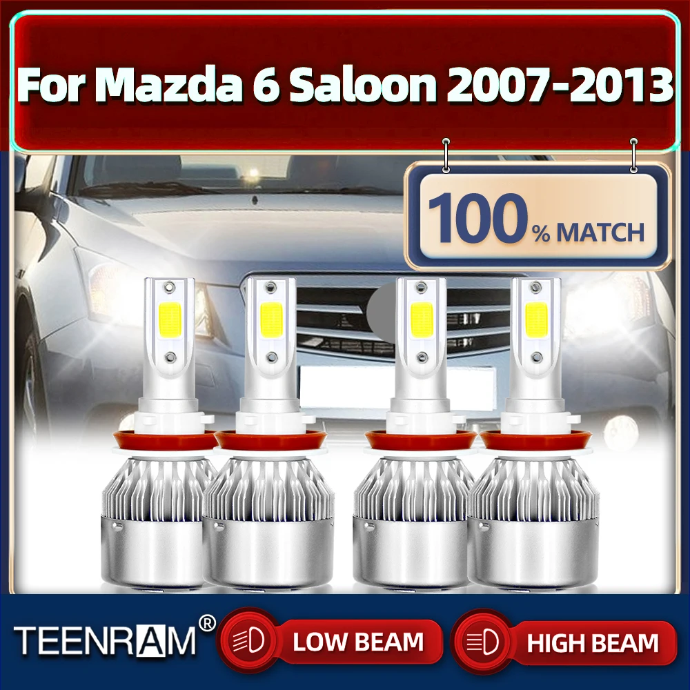 LED Car Headlight Bulbs 40000LM H11 Auto Headlamps 12V 6000K Turbo Lamp For Mazda 6 Saloon 2007 2008 2009 2010 2011 2012 2013
LED Car Headlight Bulbs 40000LM H11 Auto Headlamps 12V 6000K Turbo Lamp For Mazda 6 Saloon 2007 2008 2009 2010 2011 2012 2013
