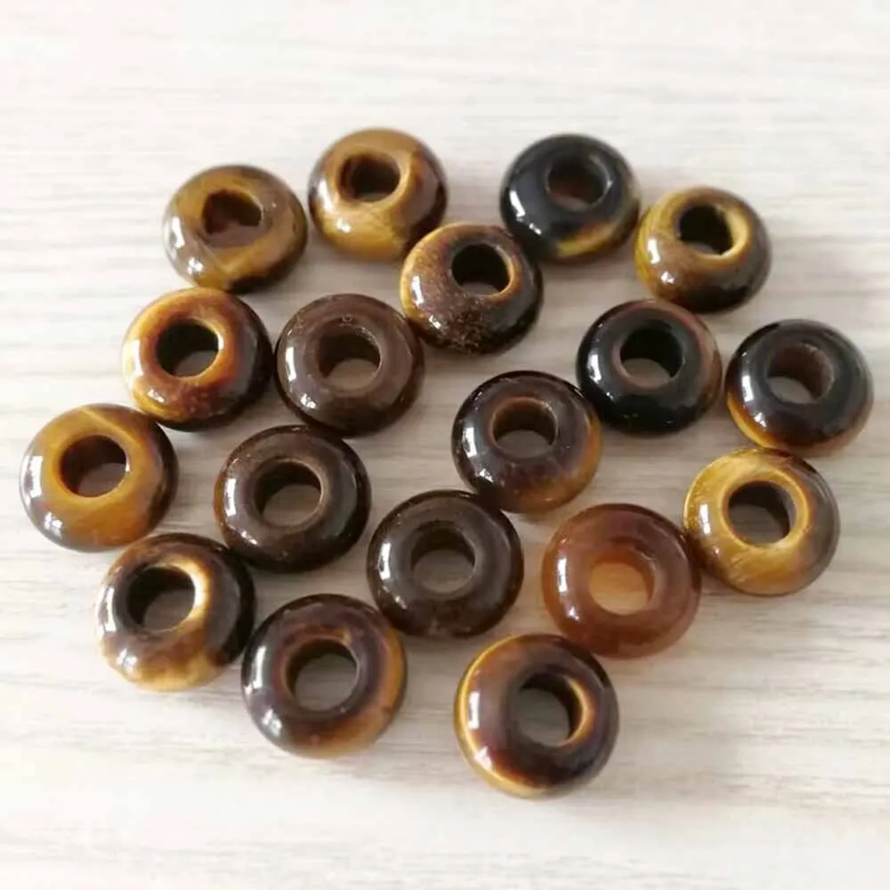 Free Shipping 14*8mm Natural Tiger Eye Stone Big Hole Round Abacus Beads DIY Ornaments Making Woven Accessories Wholesale 24Pcs
Free Shipping 14*8mm Natural Tiger Eye Stone Big Hole Round Abacus Beads DIY Ornaments Making Woven Accessories Wholesale 24Pcs