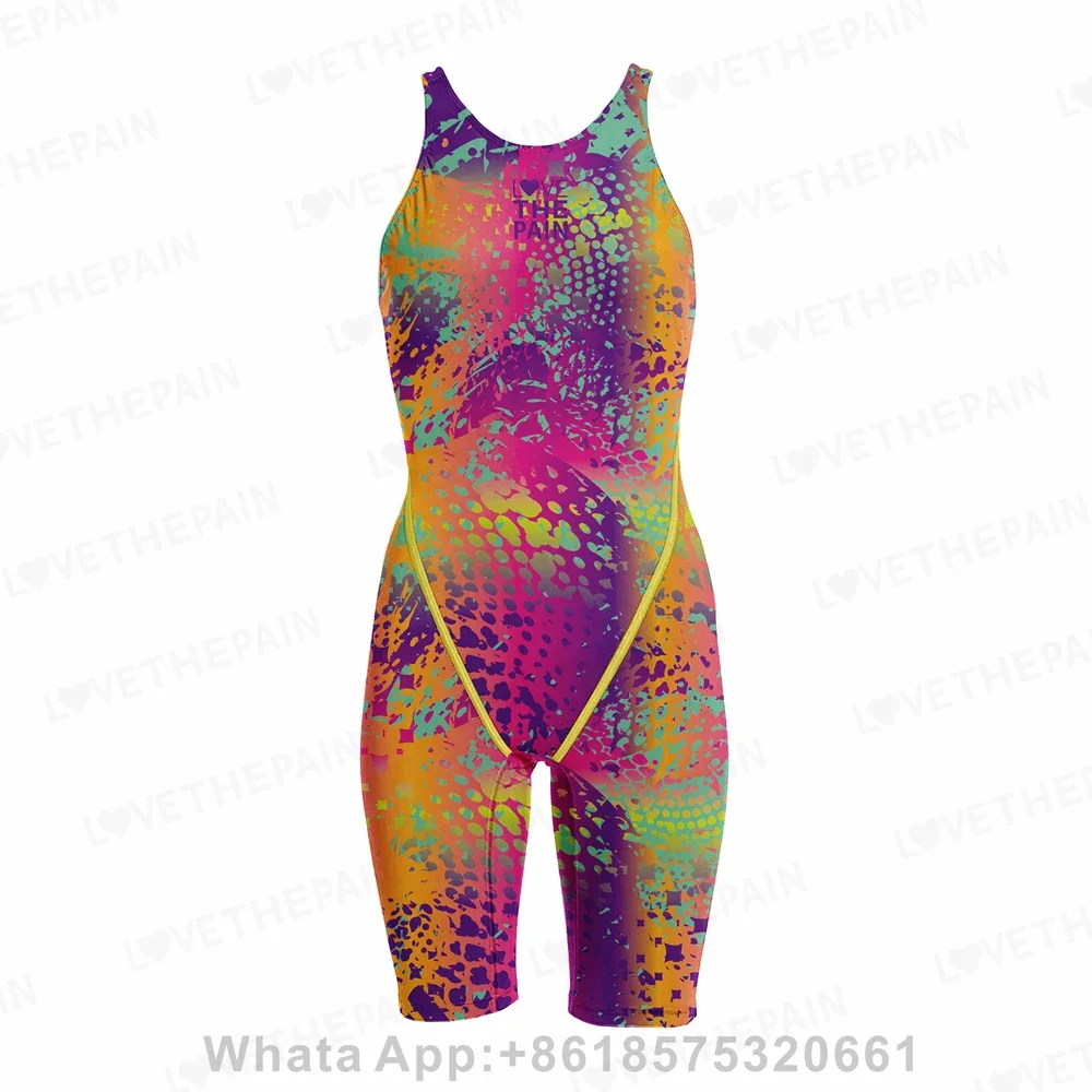 Competition Training Swimwear Tech Suits Neck to Knee Tech Suits Women's Open Back Comfort Straps Swimsuit Jumpsuit Swimsuit
Competition Training Swimwear Tech Suits Neck to Knee Tech Suits Women's Open Back Comfort Straps Swimsuit Jumpsuit Swimsuit