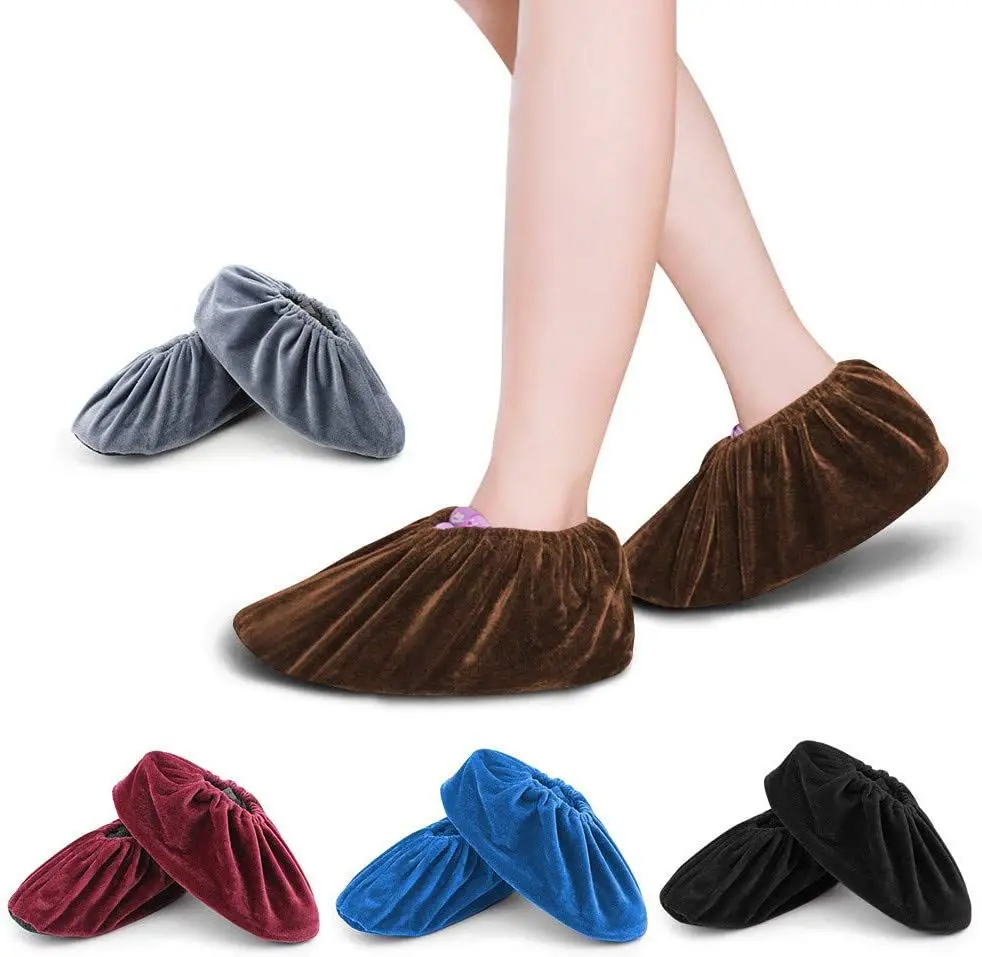 Velvet Breathable Mesh Shoe Machine Room Use Real Estate Embroidery Household Fabric Foot Covers
Velvet Breathable Mesh Shoe Machine Room Use Real Estate Embroidery Household Fabric Foot Covers
