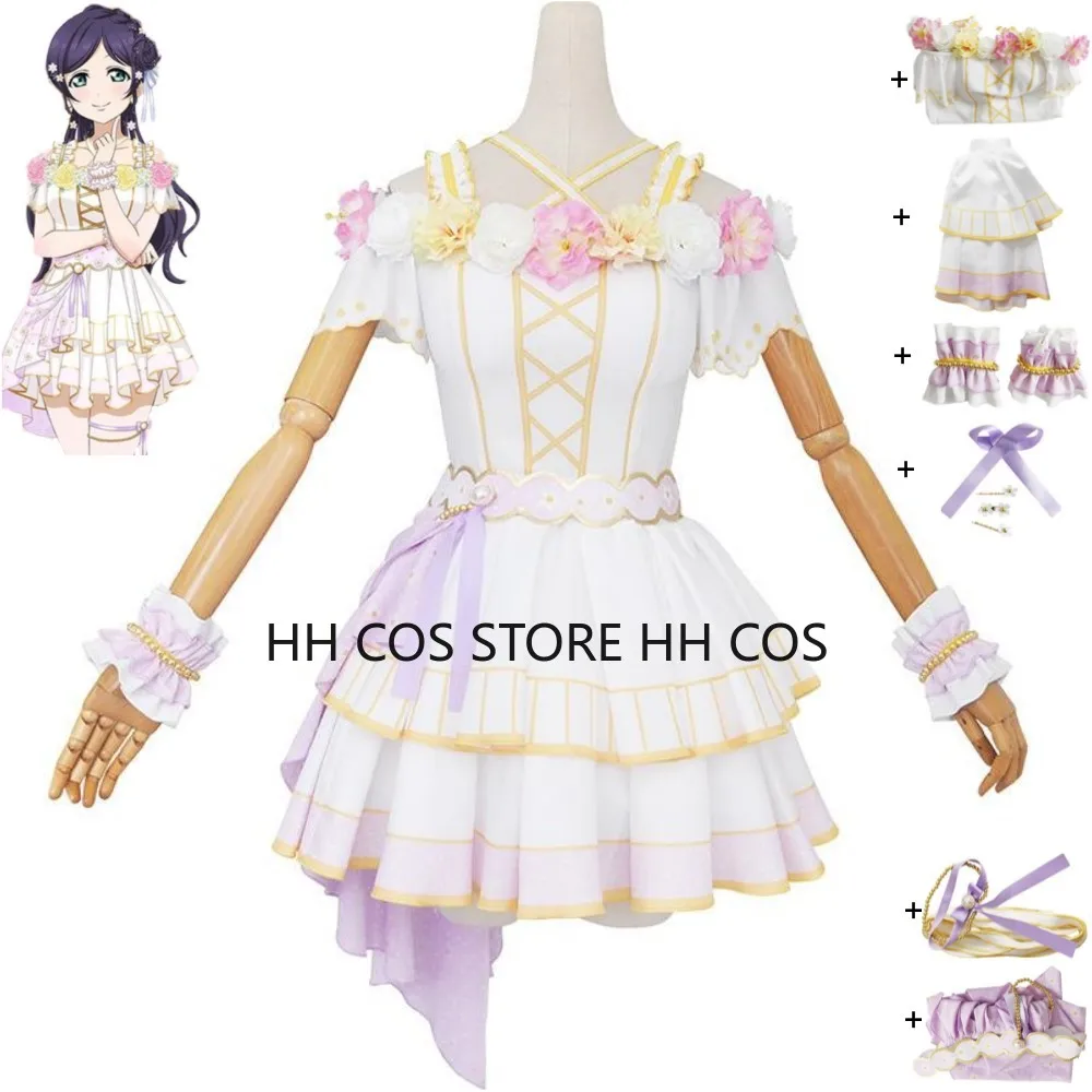 Anime Nozomi Tojo LoveLive Love Live μ's Flower Festival Cosplay Costume Sexy Woman Top Skirt Elegant Uniform Hallowen Suit
Anime Nozomi Tojo LoveLive Love Live μ's Flower Festival Cosplay Costume Sexy Woman Top Skirt Elegant Uniform Hallowen Suit