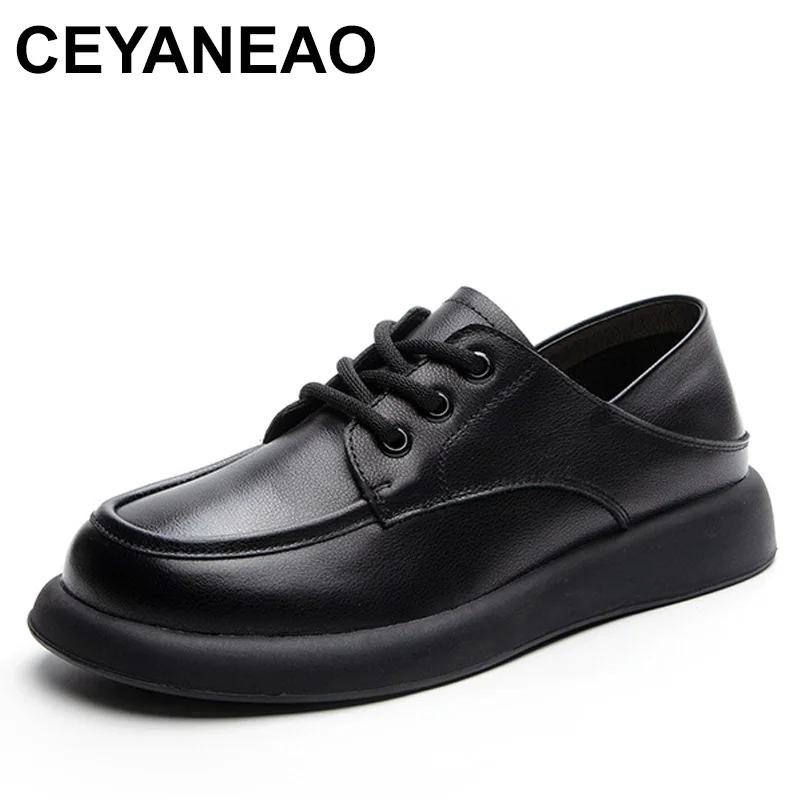 Retro Ethnic Cow Natural Genuine Leather Ladies Spring Comfy Flats Lace Up Loafer Walking Soft Autumn Summer Shoes
Retro Ethnic Cow Natural Genuine Leather Ladies Spring Comfy Flats Lace Up Loafer Walking Soft Autumn Summer Shoes