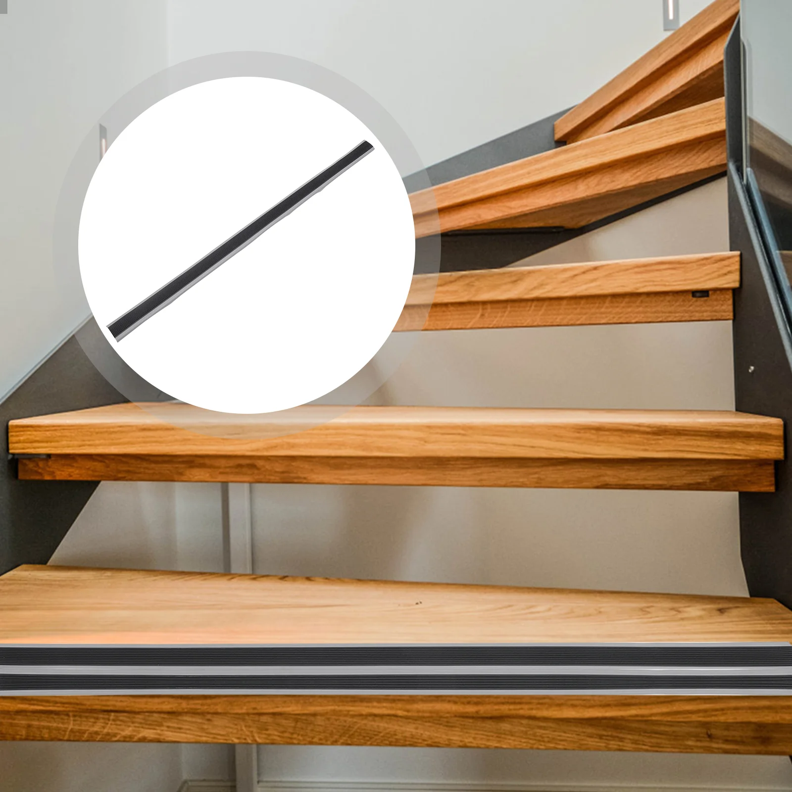 

Anti-skid Strip for Stairs Vinyl Trim Tread Edges Protectors Outdoor Decor Wooden Steps Indoor Nosing Floor Edging