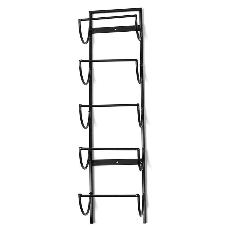 5 Bottle Iron Wall Wine Holder Simple Hanging Wine Rack Storage Holder Shelf Bar Kitchen Rack Bottle Display Stand
5 Bottle Iron Wall Wine Holder Simple Hanging Wine Rack Storage Holder Shelf Bar Kitchen Rack Bottle Display Stand