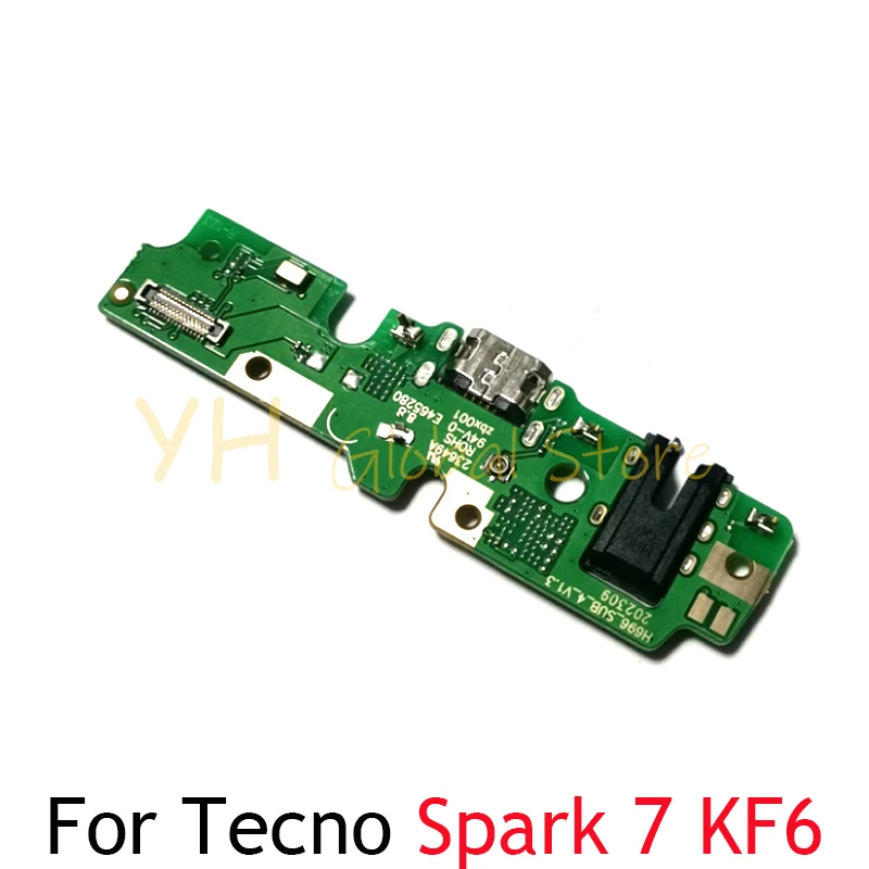 

5PCS For Tecno Spark 7 7T 8 8C 8P 8T 9 Pro KF6 KF8 KF6P KG5 KG6 KG7 KG6p KG5p USB Charging Board Dock Port Flex Cable