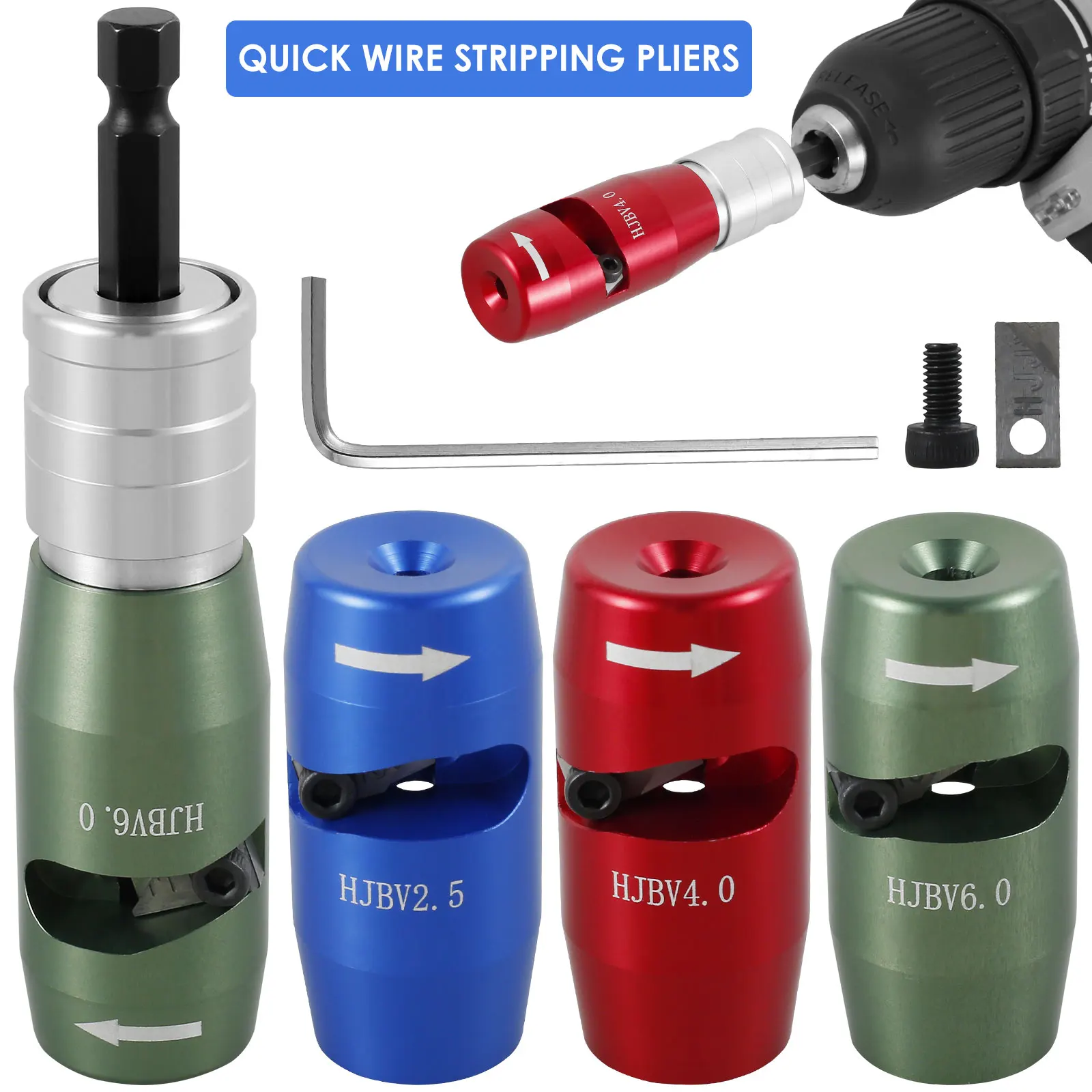 Wire Stripper Portable Cable Stripping Tool Universal Electric Wire Peeling Stripper 2.5/4/6 Square Fast Cable Peeling Tool Use
Wire Stripper Portable Cable Stripping Tool Universal Electric Wire Peeling Stripper 2.5/4/6 Square Fast Cable Peeling Tool Use