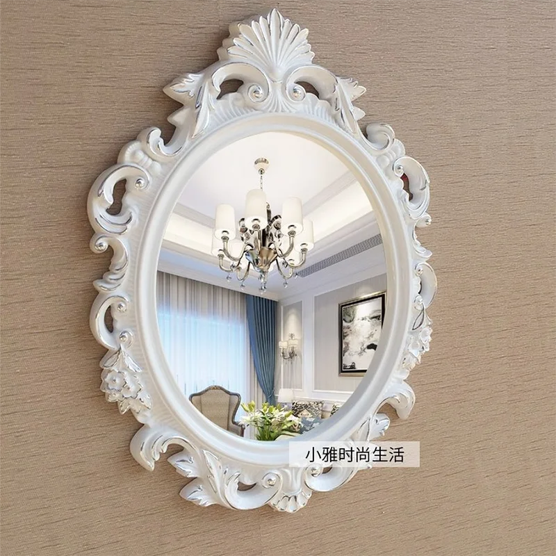 Bathroom Mirror Modern Wall Sticker Magnification Makeup Vanity Mirror Shower Shaving Miroire Coiffeuse Home Accessories
Bathroom Mirror Modern Wall Sticker Magnification Makeup Vanity Mirror Shower Shaving Miroire Coiffeuse Home Accessories