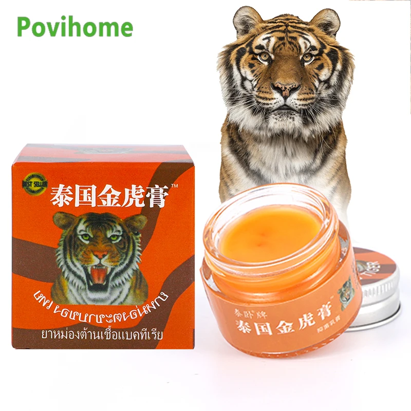 

20g Thailand Tiger Ointment Activating Muscles Bones To Relieve Joint Pain Cool Oil Mosquito Bites Home Travel Essential Oil