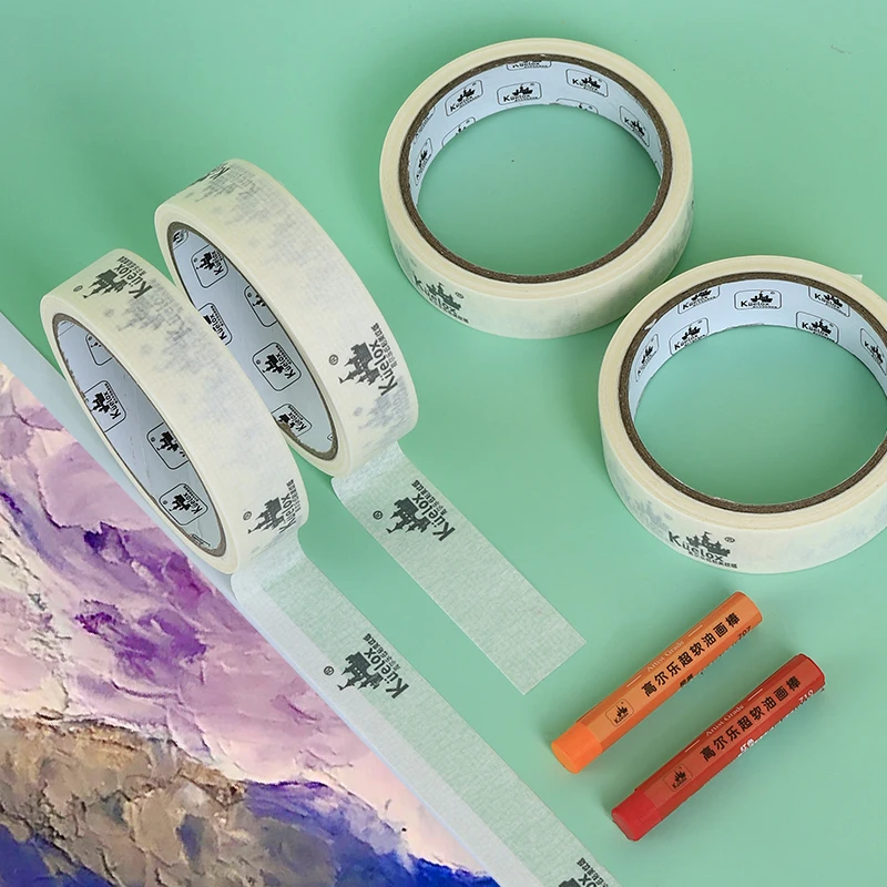 Kuelox 25mm Masking Tape Single Side Tape Adhesive Crepe Paper for Oil Painting Sketch Drawing Student School Supplies
Kuelox 25mm Masking Tape Single Side Tape Adhesive Crepe Paper for Oil Painting Sketch Drawing Student School Supplies