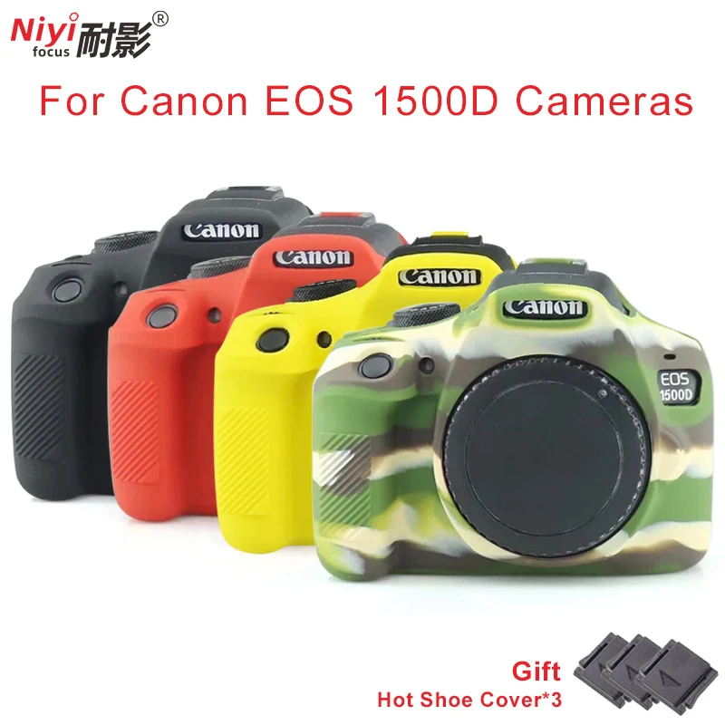 Аксессуары для DSLR-камер Canon EOS 1500D Мягкий чехол из резины и силикона
Аксессуары для DSLR-камер Canon EOS 1500D Мягкий чехол из резины и силикона