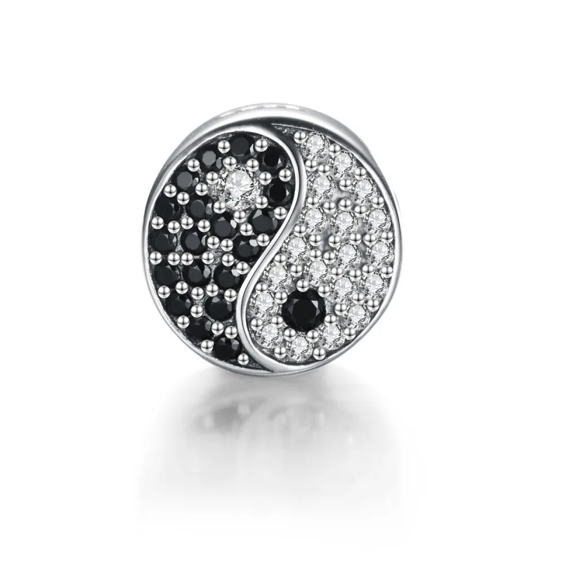 Genuine 925 Sterling Silver Black And White Tai Chi Beads Ancient Style Charms Fit Pandora Bracelet Necklace Luxury DIY Jewelry
Genuine 925 Sterling Silver Black And White Tai Chi Beads Ancient Style Charms Fit Pandora Bracelet Necklace Luxury DIY Jewelry
