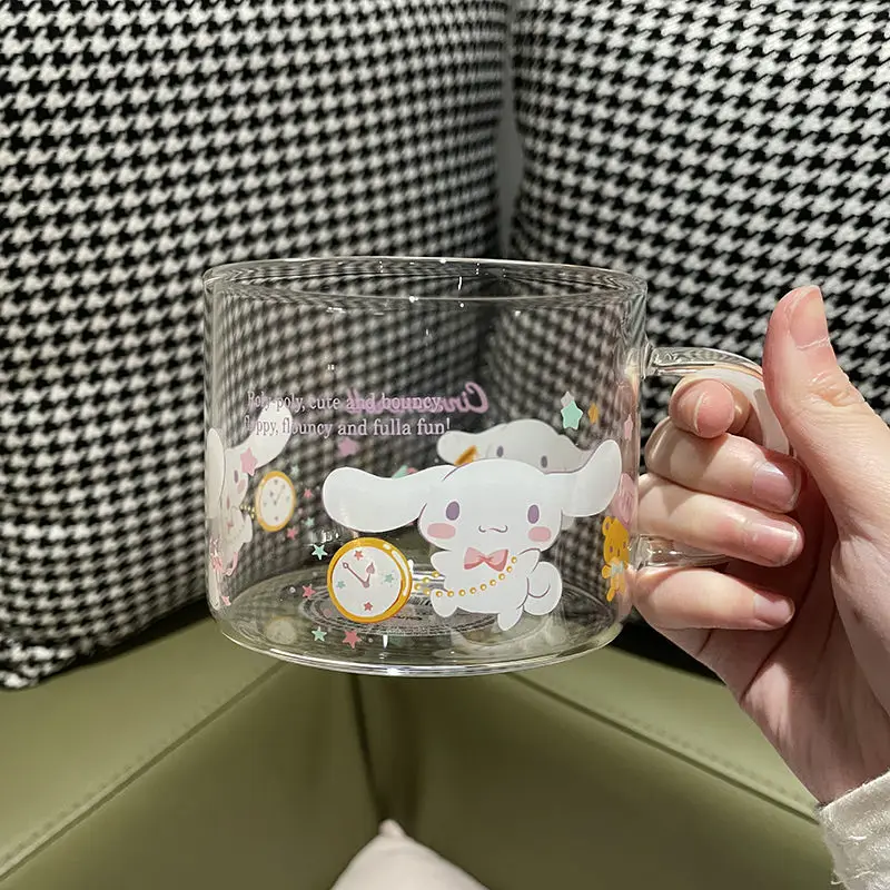 200Ml Kawaii Sanrios Glass Kuromi My Melody Cinnamoroll Cartoon Girl Heart Anime Series Water Cup Coffee Milk Cup Gift for Girls
200Ml Kawaii Sanrios Glass Kuromi My Melody Cinnamoroll Cartoon Girl Heart Anime Series Water Cup Coffee Milk Cup Gift for Girls