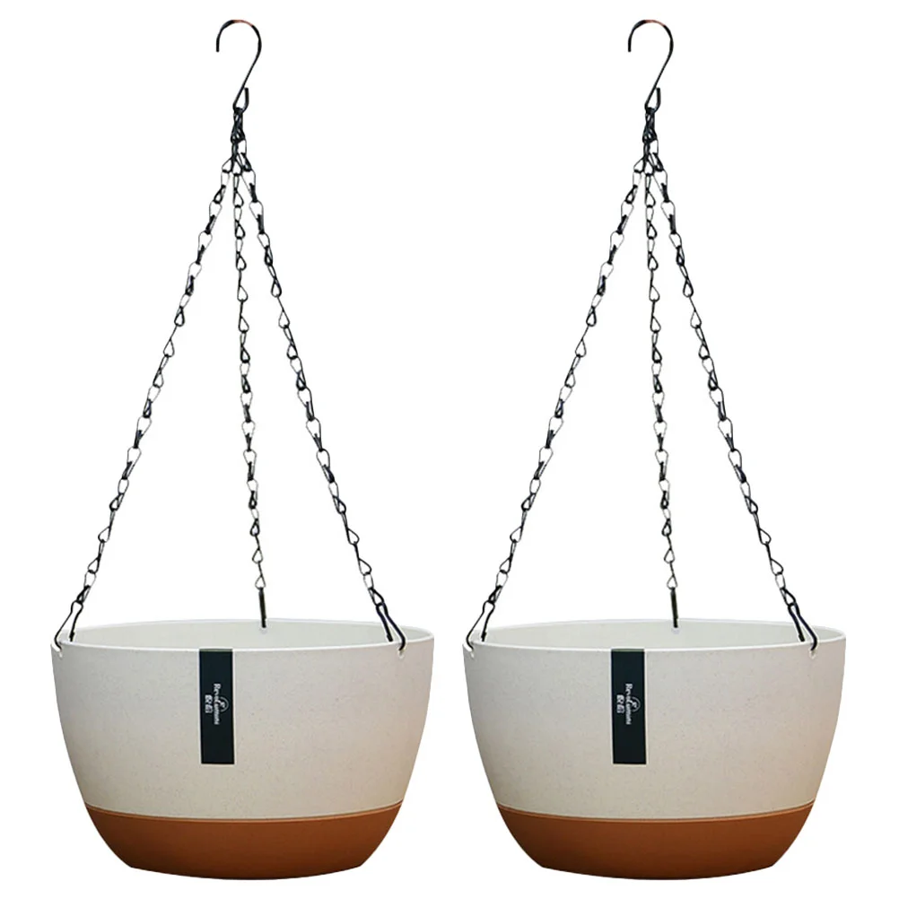 2 sets of Indoor Planter Outdoor Garden Hanging Plant Pots Balcony Hanging Flower Pot
2 sets of Indoor Planter Outdoor Garden Hanging Plant Pots Balcony Hanging Flower Pot