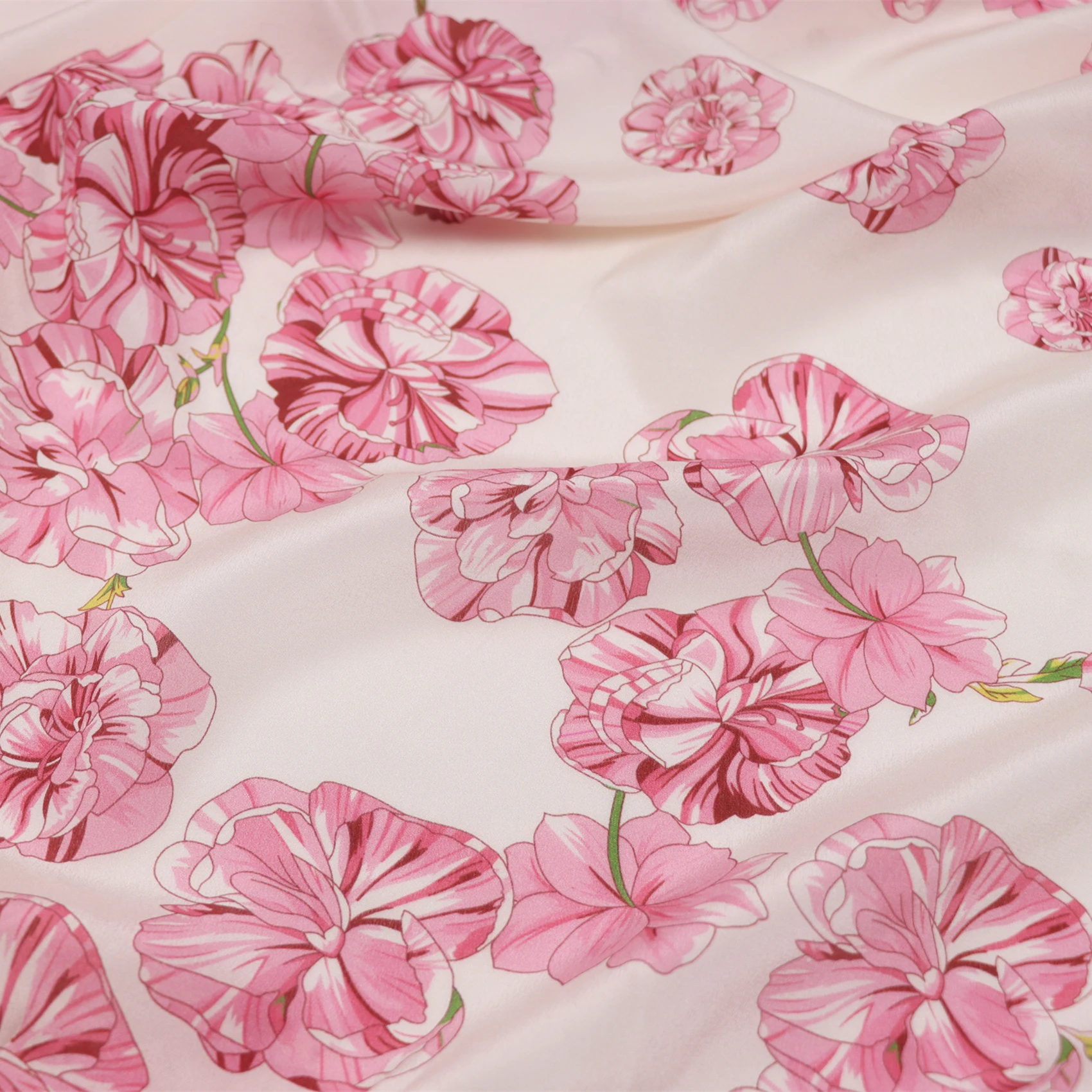 

Wide Foundation Flower Crepe De Chine Dress Shirt Cheongsam Skirt Silk Clothing Fabric