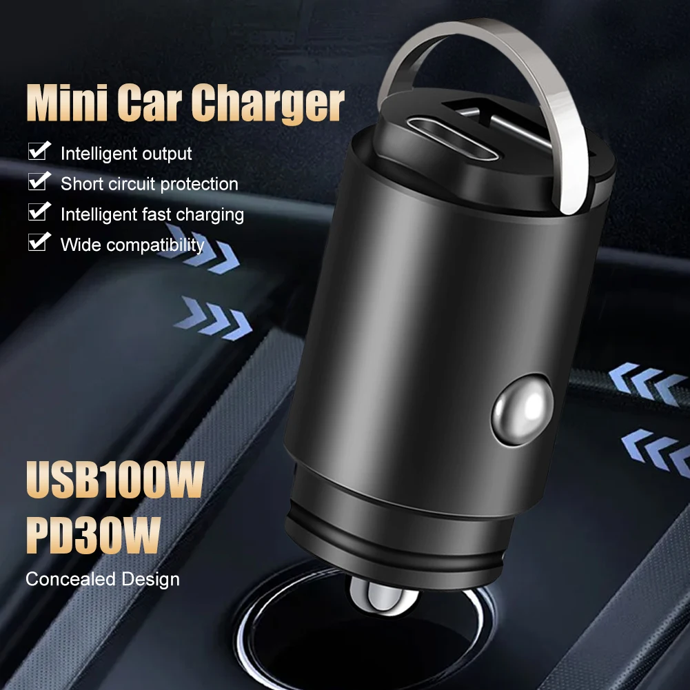 100W Portable Car Charger Type-C Fast Charging Adapter 12V/24V PD USB Car Phone Quick Charger For iPhone 15 14 13 Xiaomi Huawei
100W Portable Car Charger Type-C Fast Charging Adapter 12V/24V PD USB Car Phone Quick Charger For iPhone 15 14 13 Xiaomi Huawei