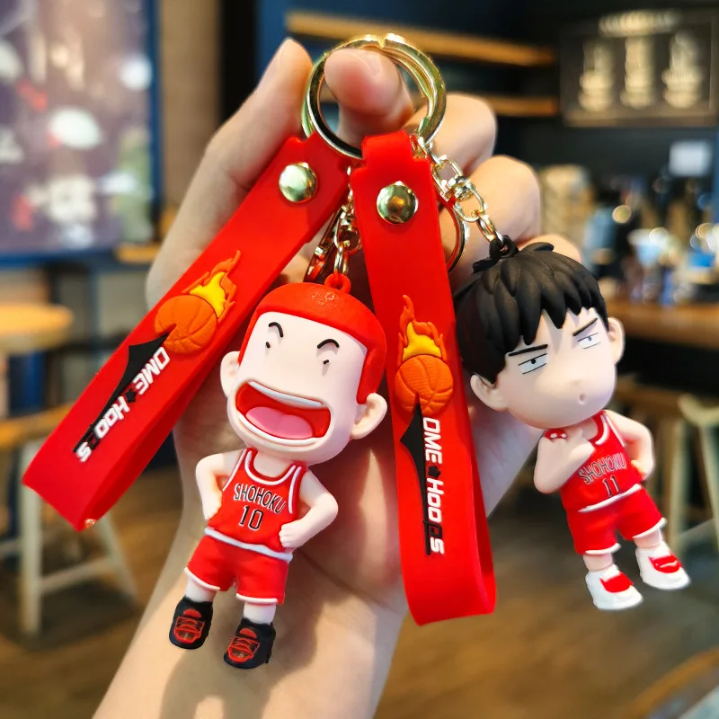 Slam Dunk Anime Keychain Rukawa Kaede Sakuragi Hanamichi Boys Backpack Kawaii Bag Pendant Decoration Toys for Children's Gifts
Slam Dunk Anime Keychain Rukawa Kaede Sakuragi Hanamichi Boys Backpack Kawaii Bag Pendant Decoration Toys for Children's Gifts