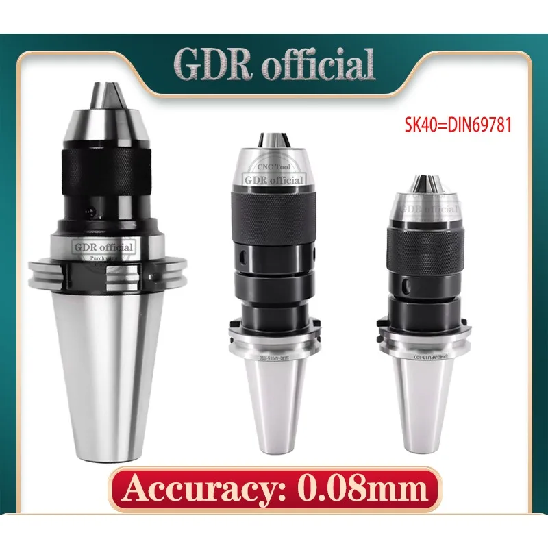 GDR SK40 SK50 APU08 APU13 APU16 Integrated Drilling Chuck Tool Holder DIN69871 JT40 JT50 CNC Self Tightening Auto Knife Handle
GDR SK40 SK50 APU08 APU13 APU16 Integrated Drilling Chuck Tool Holder DIN69871 JT40 JT50 CNC Self Tightening Auto Knife Handle