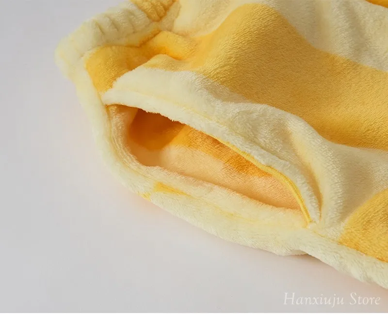 Warm Thick Flannel Casual Women's Pajamas Sets Yellow Color Long Sleeve Sleepwear Suits Winter Autumn Plus Pyjamas 18 S7d9dea4200614babaab11a1e4035ad2f4