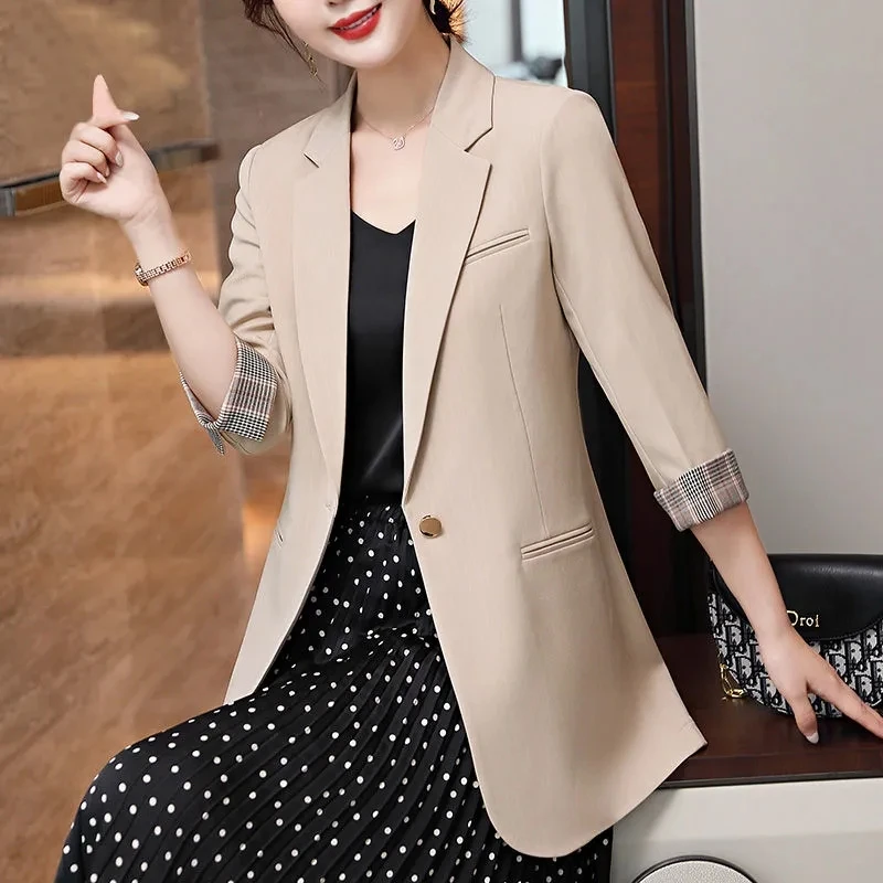 5XL Fashion Women's Spring Autumn White Suit Jacket High-Quality 2022 New Summer Loose Black Blazer Trench Coat Apricot Black
5XL Fashion Women's Spring Autumn White Suit Jacket High-Quality 2022 New Summer Loose Black Blazer Trench Coat Apricot Black