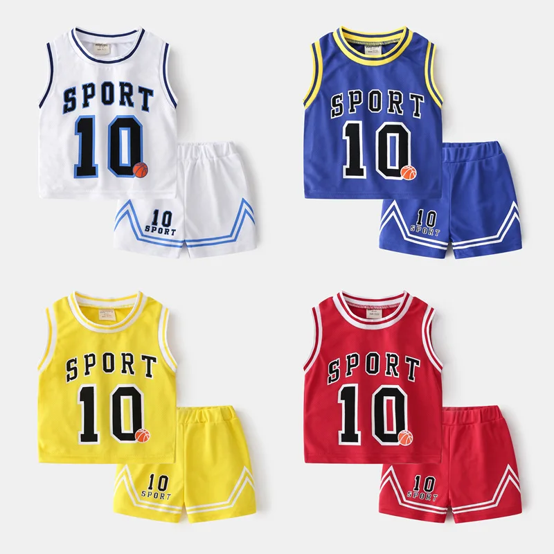 Summer Young Baby Boys 2PCS Clothes Look Set Cotton Letter Basketball Tank Tops Breathable Elastic Waist Shorts Kids Boy Outfits
Summer Young Baby Boys 2PCS Clothes Look Set Cotton Letter Basketball Tank Tops Breathable Elastic Waist Shorts Kids Boy Outfits