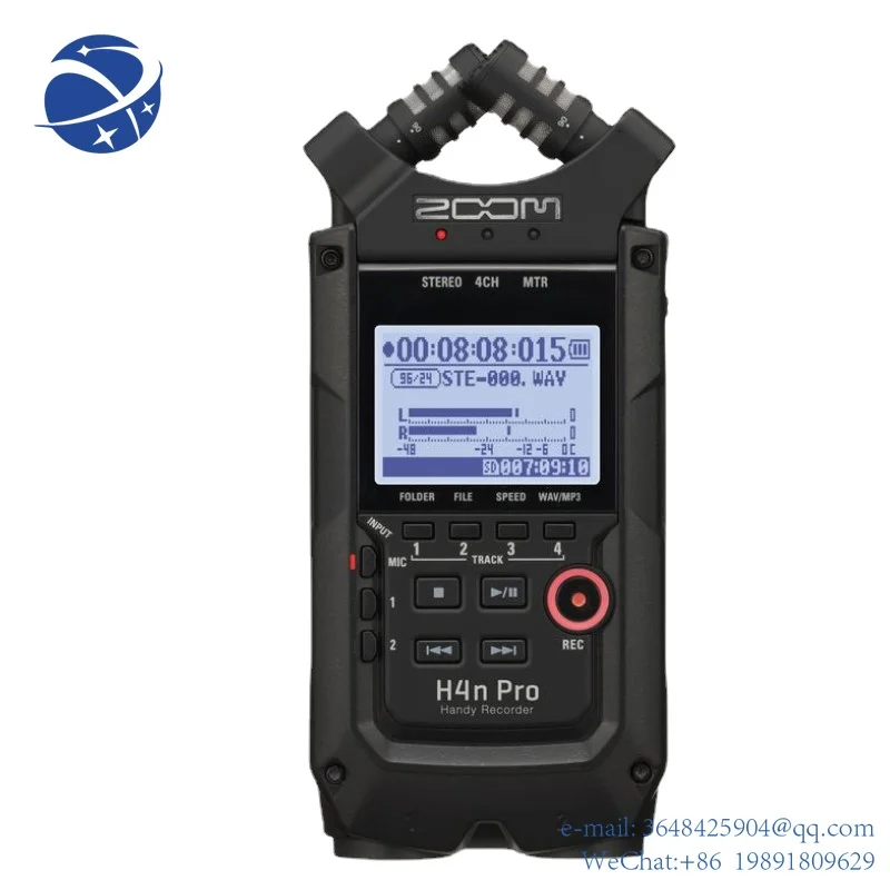 YYHC H4n pro Portable Digital voice recorder pen four track audio handy recorder recording pen for Stereo Multitrack Recording
YYHC H4n pro Portable Digital voice recorder pen four track audio handy recorder recording pen for Stereo Multitrack Recording