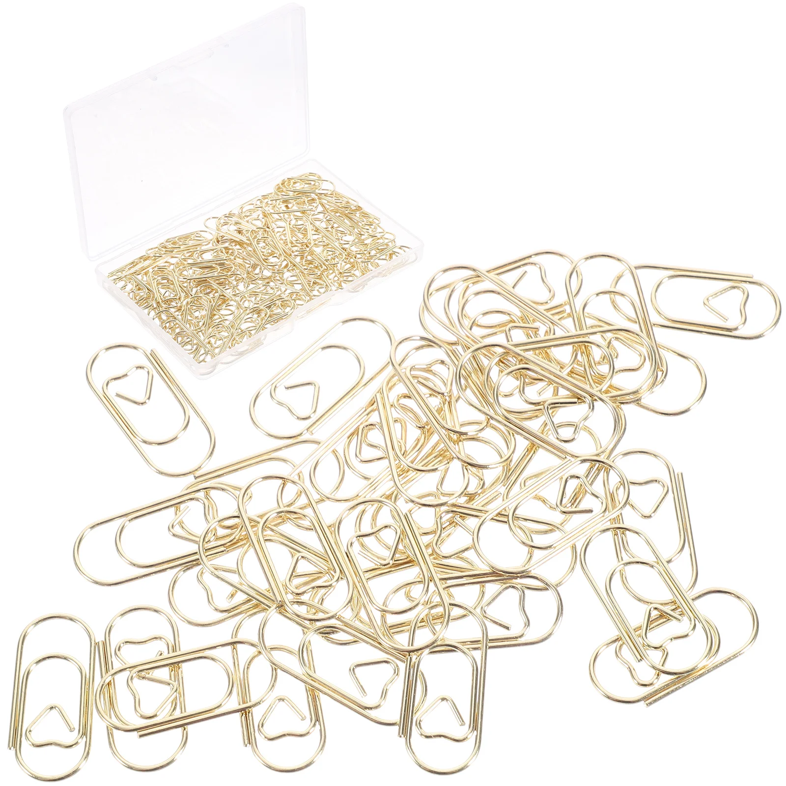 

150 Pcs Clips For Paper for Paperwork Document File Folders Cute Creative Shaped Tiny Metal