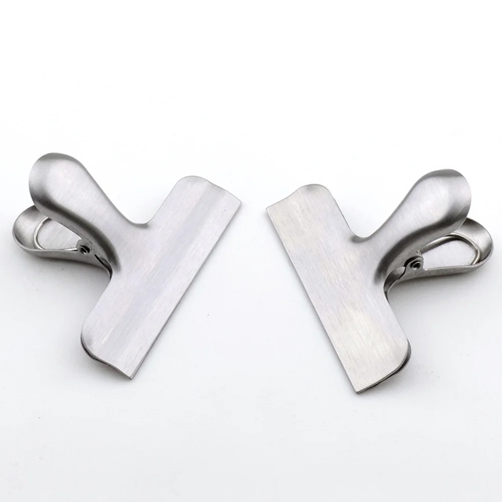 10pcs 3-inches Bag Clips Stainless Steel Heavy-duty Food Bag Clips Durable Air Tight Seal Grips Office Kitchen Home Tools
10pcs 3-inches Bag Clips Stainless Steel Heavy-duty Food Bag Clips Durable Air Tight Seal Grips Office Kitchen Home Tools