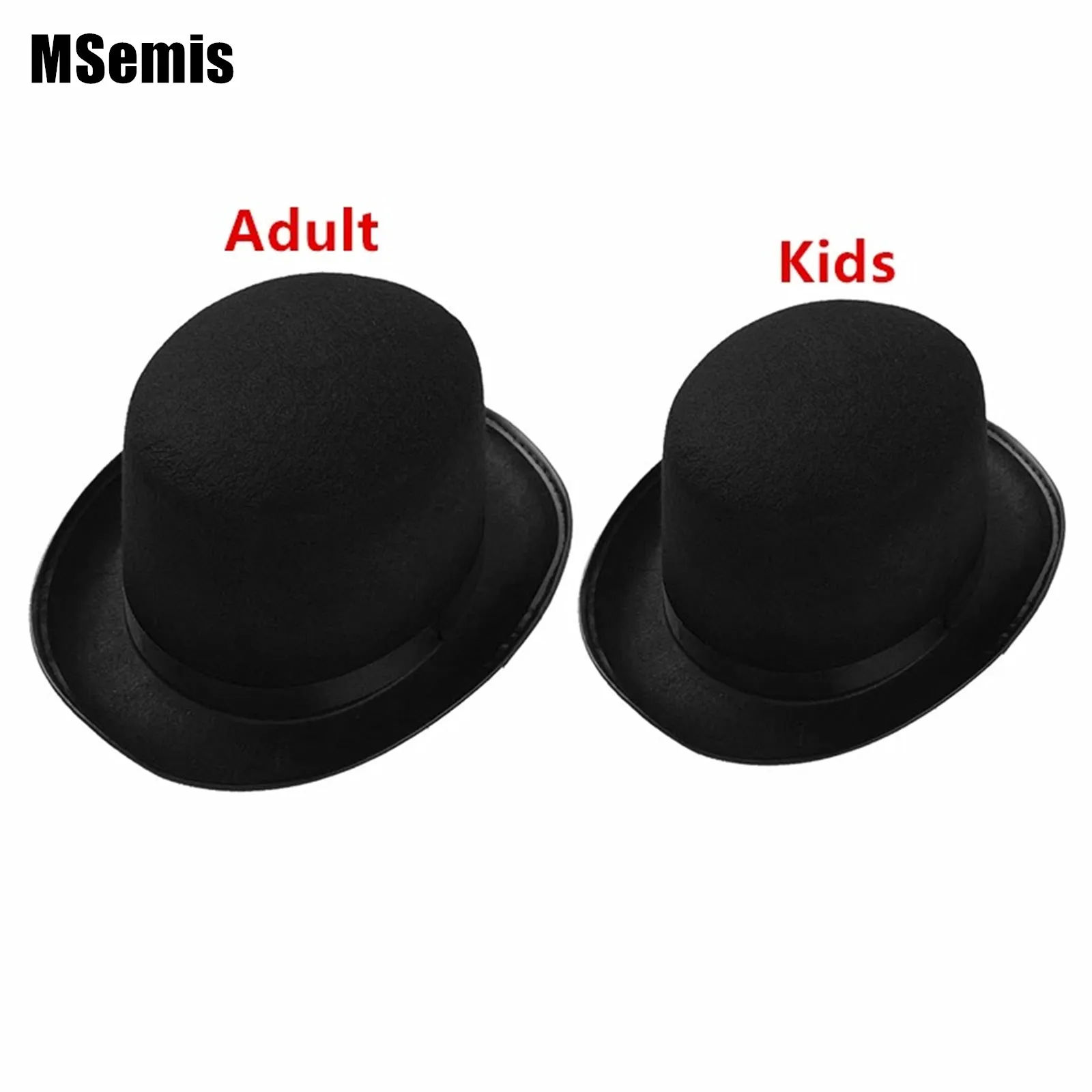 Kids Adults Dress Up Magician Hat Black Circus Ringmaster Felt Cap Vintage Sleek Top Hat Pretend Accessory for Halloween Costume
Kids Adults Dress Up Magician Hat Black Circus Ringmaster Felt Cap Vintage Sleek Top Hat Pretend Accessory for Halloween Costume