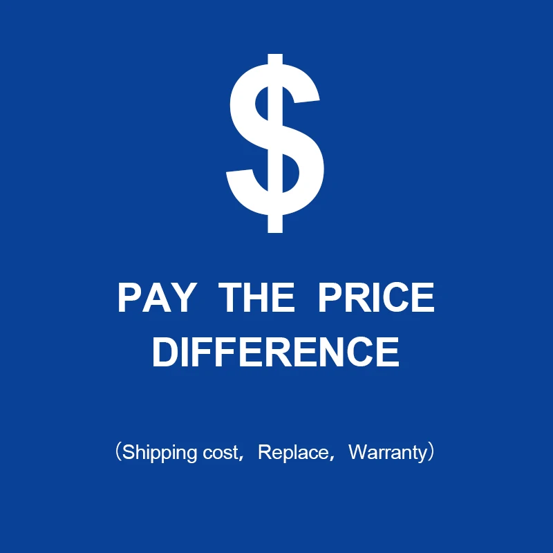 Платите за разницу в цене, стоимость доставки, замена, гарантия, источник питания и т. д.
Платите за разницу в цене, стоимость доставки, замена, гарантия, источник питания и т. д.