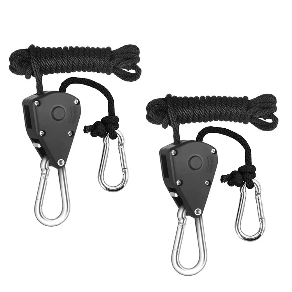1 Pair 1/8 Inch Adjustable Heavy Duty Rope Hanger Pully System Grow Light Tent Hook Lamp Rope Pulley 150lbs Weight Capacity
1 Pair 1/8 Inch Adjustable Heavy Duty Rope Hanger Pully System Grow Light Tent Hook Lamp Rope Pulley 150lbs Weight Capacity