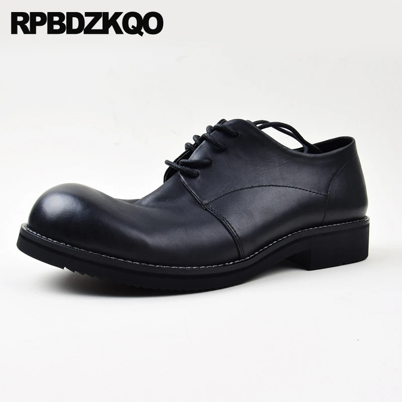 

New High Quality 11 Derby Lace Up Genuine Leather Men Shoes Italian Goodyear Welted Oxfords Dress British Style 2023 Large Size