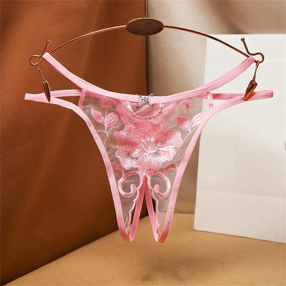 Women Sexy Open Crotch Underpants Erotic Underwear Sheer Mesh See Through Thong Briefs Flower Embroidery Panties T Back Panties
Women Sexy Open Crotch Underpants Erotic Underwear Sheer Mesh See Through Thong Briefs Flower Embroidery Panties T Back Panties