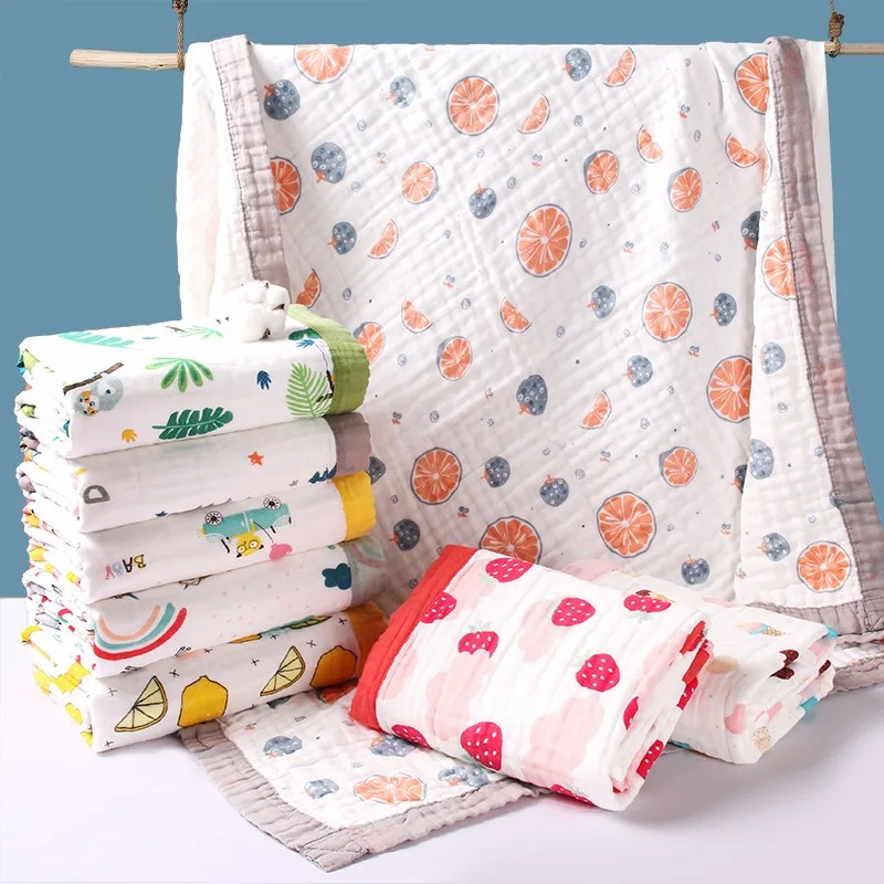 6 Layers Gauze Soft Cotton Baby Blankets Cute Cartoon Baby Bath Towel Bed Accessories Envelope For Newborns Swaddle Deken
6 Layers Gauze Soft Cotton Baby Blankets Cute Cartoon Baby Bath Towel Bed Accessories Envelope For Newborns Swaddle Deken