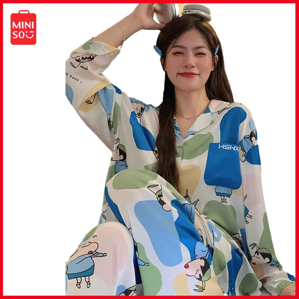 2023 Miniso Crayon Shin-chan Cartoon Anime Korean Edition Women's Fashion Long Sleeve Pajamas Autumn Oversized Home Furnishings
2023 Miniso Crayon Shin-chan Cartoon Anime Korean Edition Women's Fashion Long Sleeve Pajamas Autumn Oversized Home Furnishings