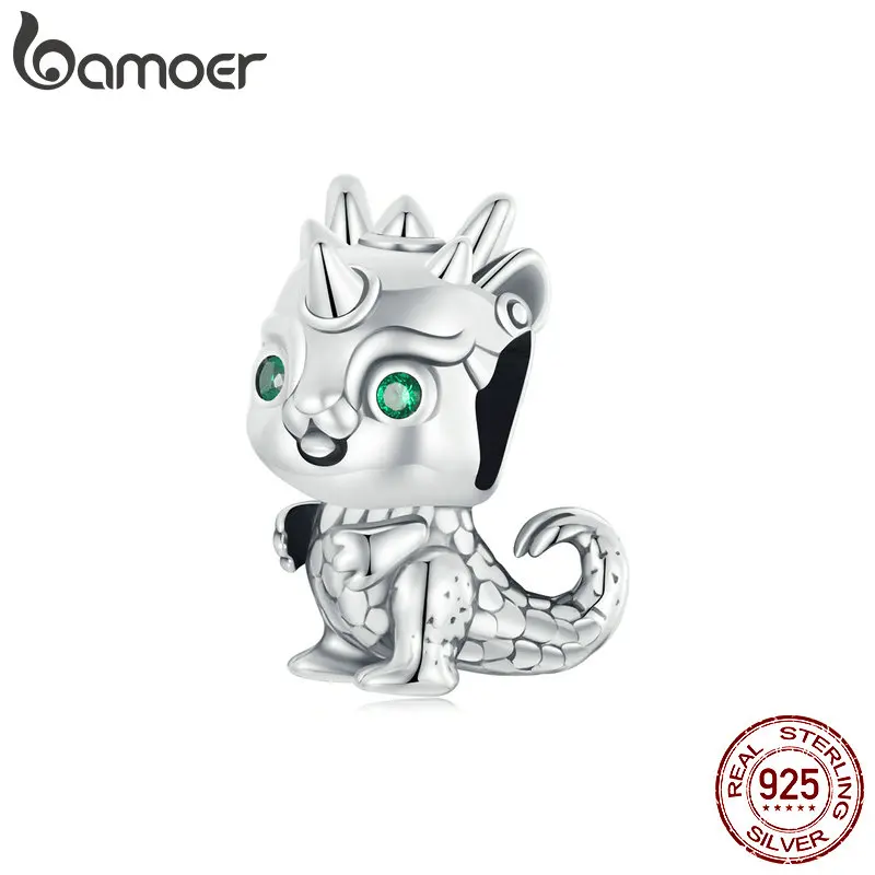 BAMOER Cute Dragon Charms for Charm Bracelets, 925 Sterling Silver DIY Beads Accessories Valentine's Day Jewelry Gift for Women
BAMOER Cute Dragon Charms for Charm Bracelets, 925 Sterling Silver DIY Beads Accessories Valentine's Day Jewelry Gift for Women