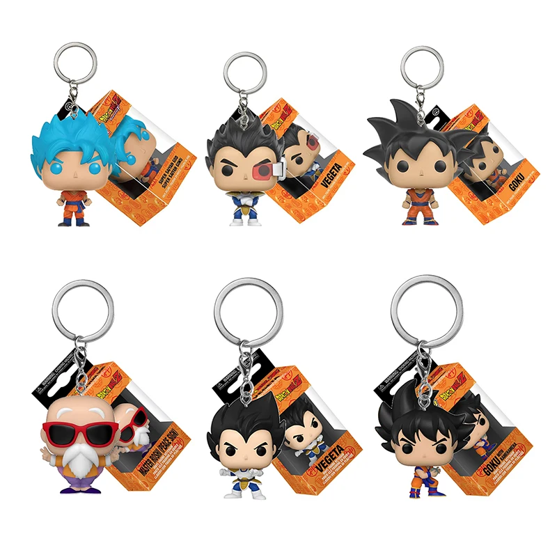 Dragon Ball Keychain Vegeta Gohan Cell Action Figure PVC Collection Super Saiyan God Goku Master Roshi Frieza Pendant Model Toys
Dragon Ball Keychain Vegeta Gohan Cell Action Figure PVC Collection Super Saiyan God Goku Master Roshi Frieza Pendant Model Toys