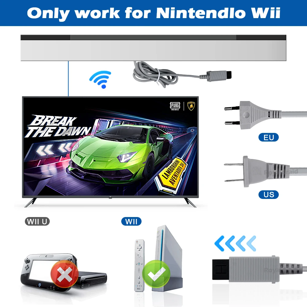 NEW For Wii Game Console AC Adapter 100-240V 12V 3.7A Home Wall Power Supply AC Charger Adapter EU US Plug High Quality NEW For Wii Game Console AC Adapter 100-240V 12V 3.7A Home Wall Power Supply AC Charger Adapter EU US Plug High Quality